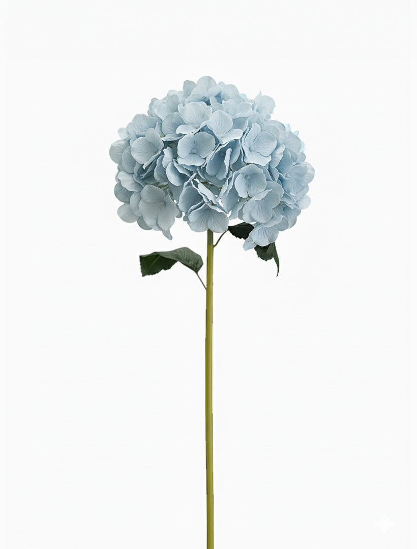 Hydrangea 52cm Light Blue