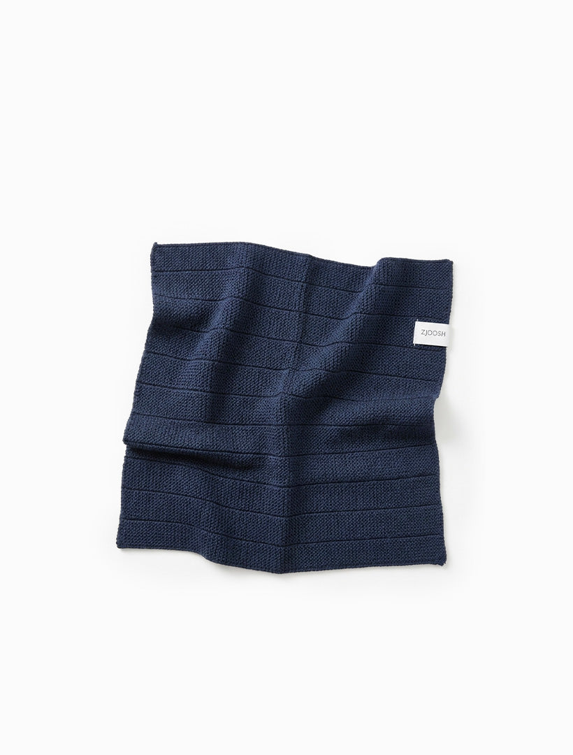 Organic Dishcloths Set of 2 Navy