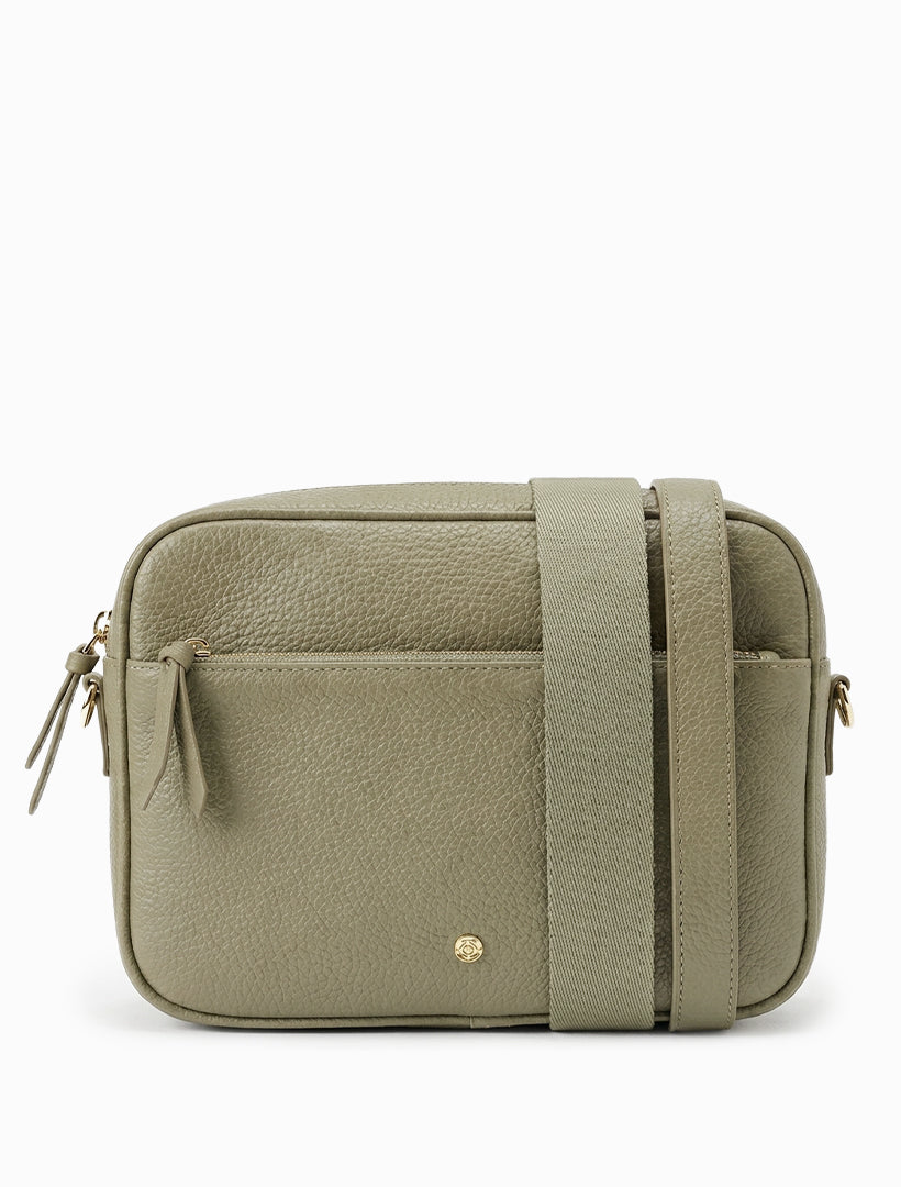 Leah Cross Body Bag Khaki