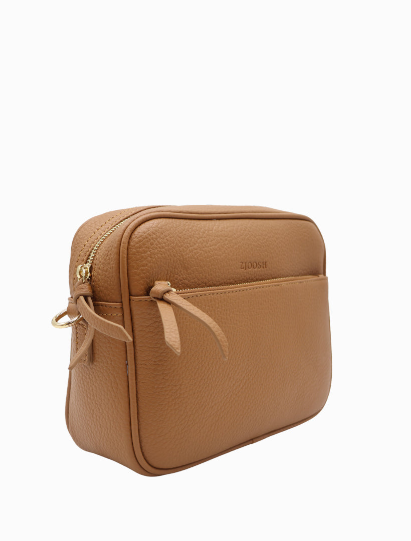 Leah Cross Body Bag Tan