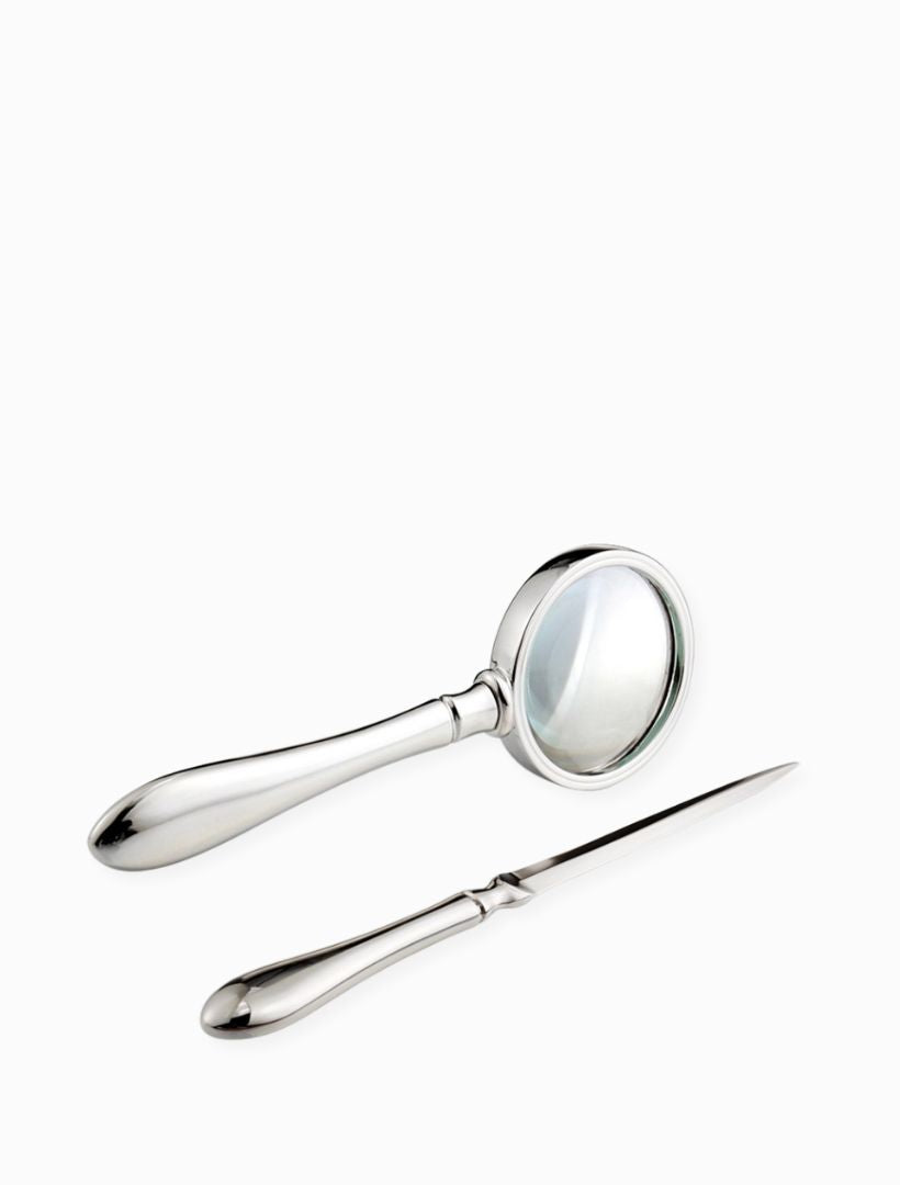 Front view - Letter Opener and Magnifying Glass Set