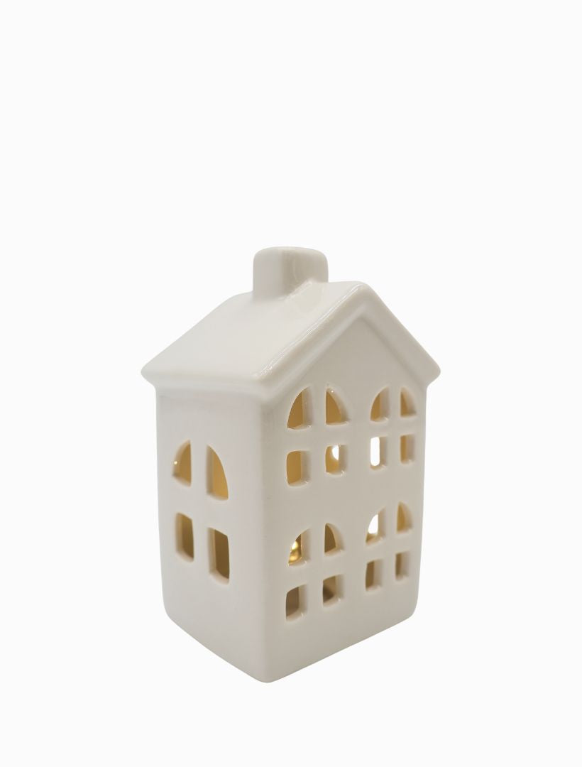 Side view - Porcelain white house