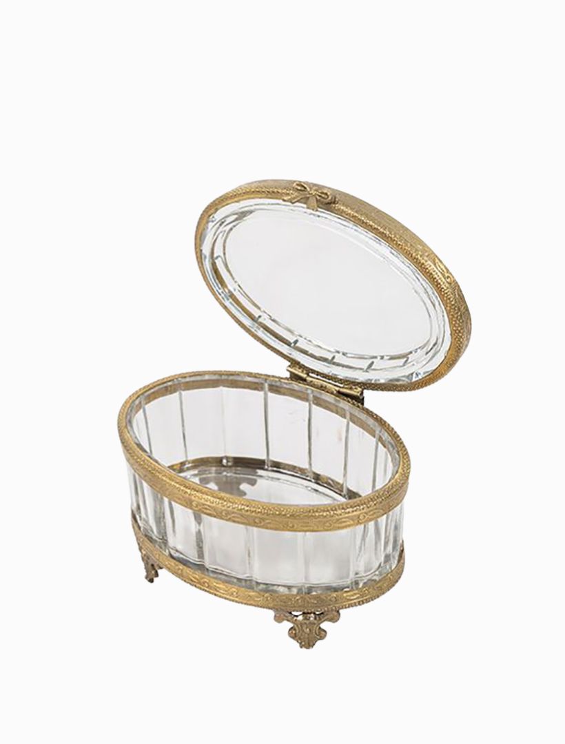 Side view - Lolita Oval Trinket Box