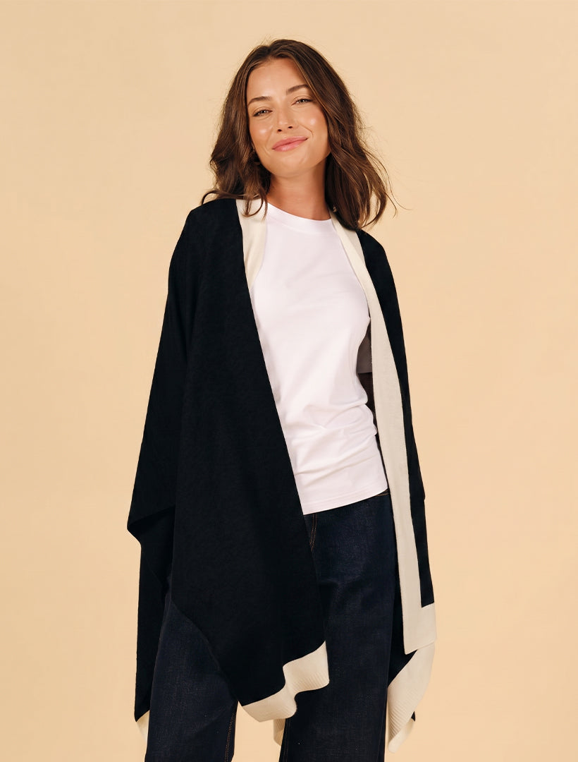 Luna Travel Wrap Black