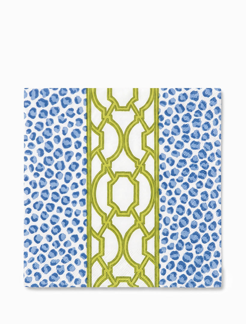 Knots and Spots Blue Green Lunch
