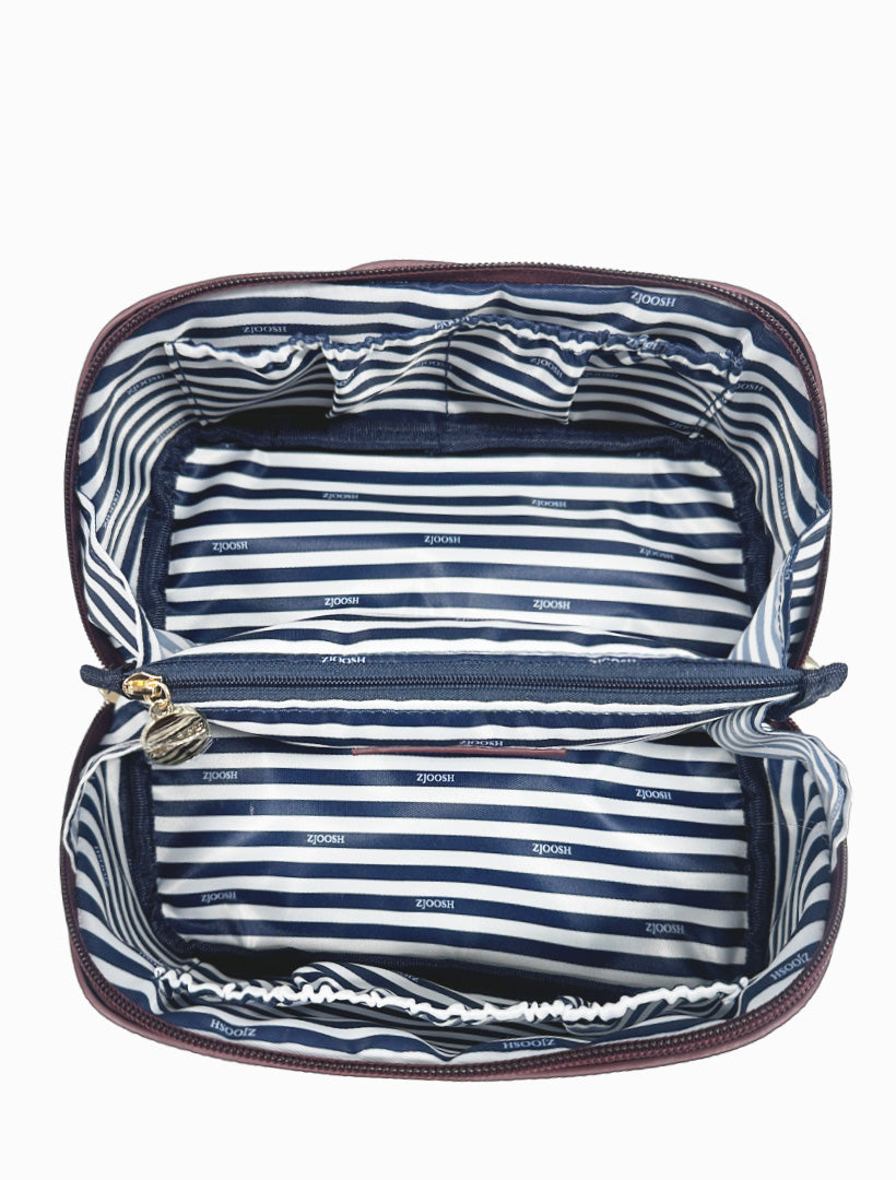 Mabel Cosmetic Bag Pinot Large