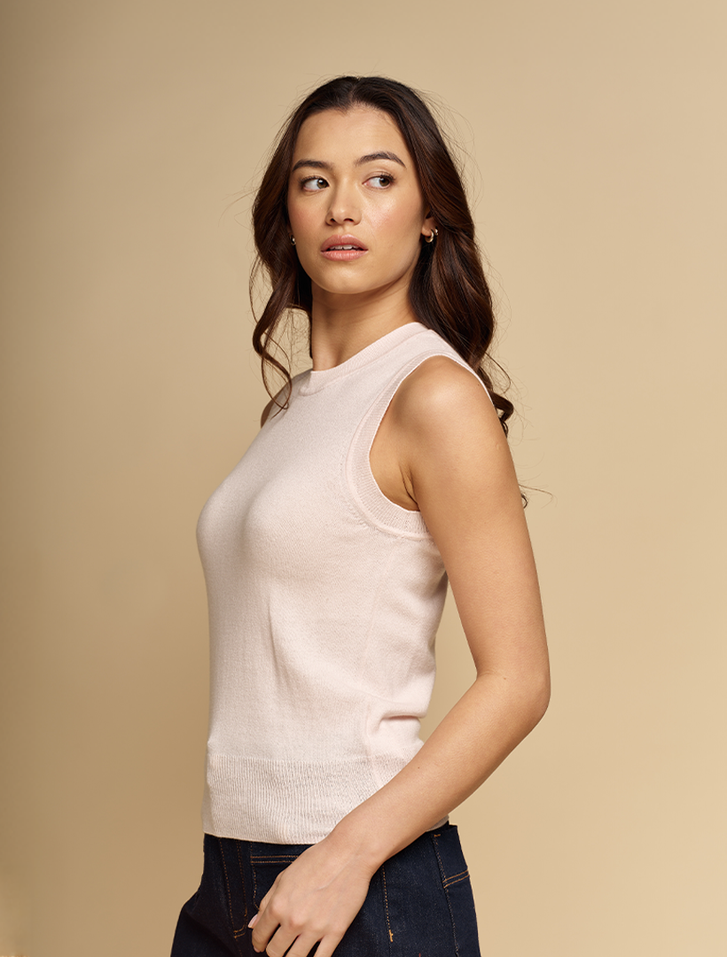 Maya Cotton Cashmere Knit Pink