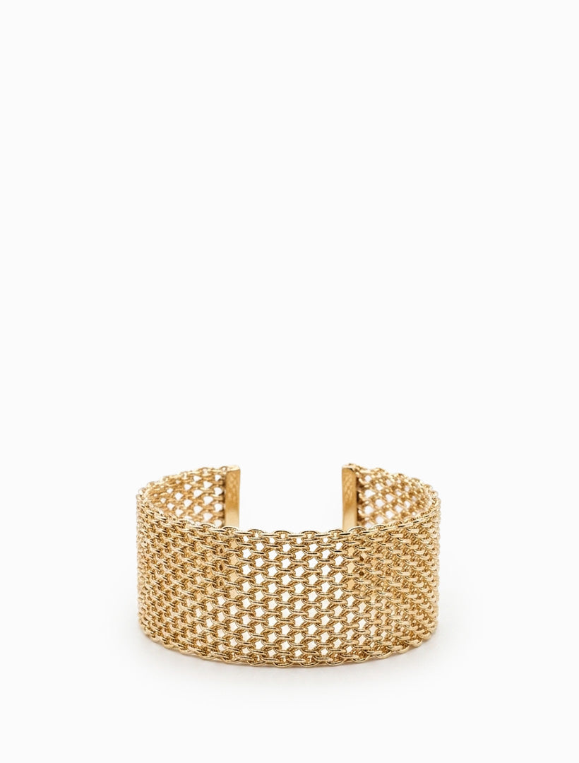 Mesh Cuff Gold