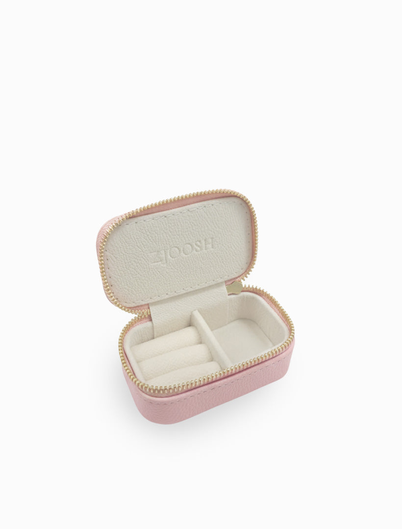 Mini Jewellery Case Pebble Pink