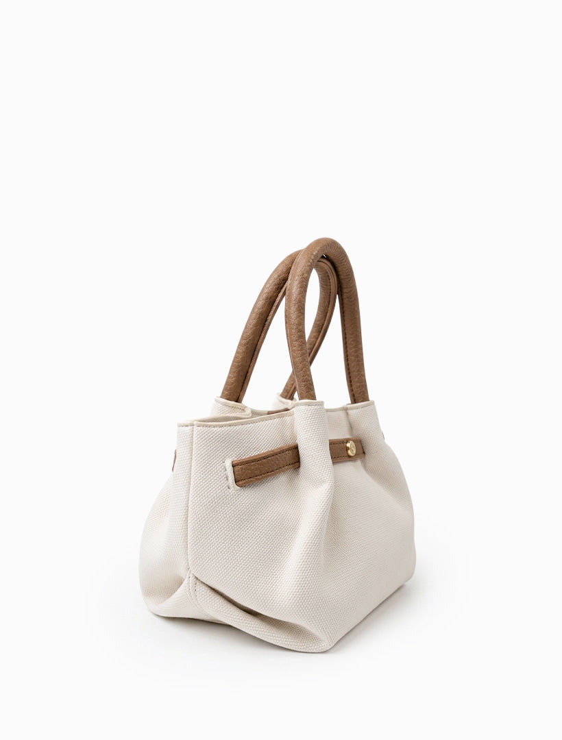 Chiswick Mini Tote White Tan