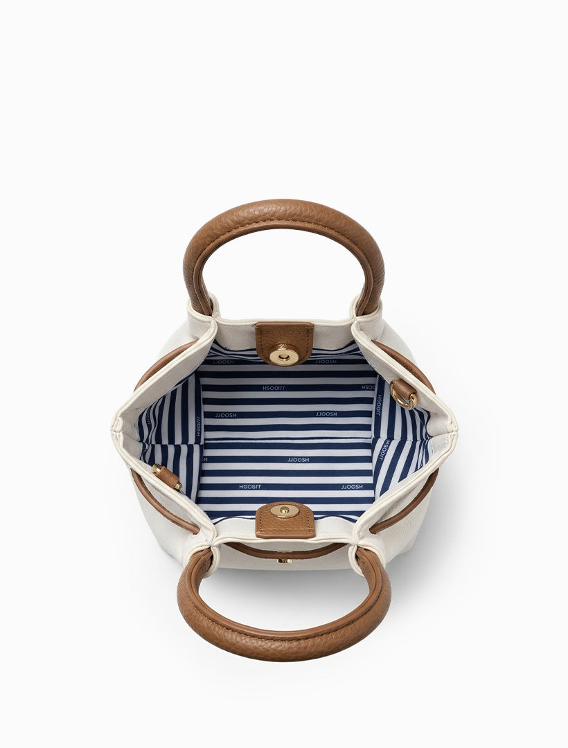 Chiswick Mini Tote White Tan