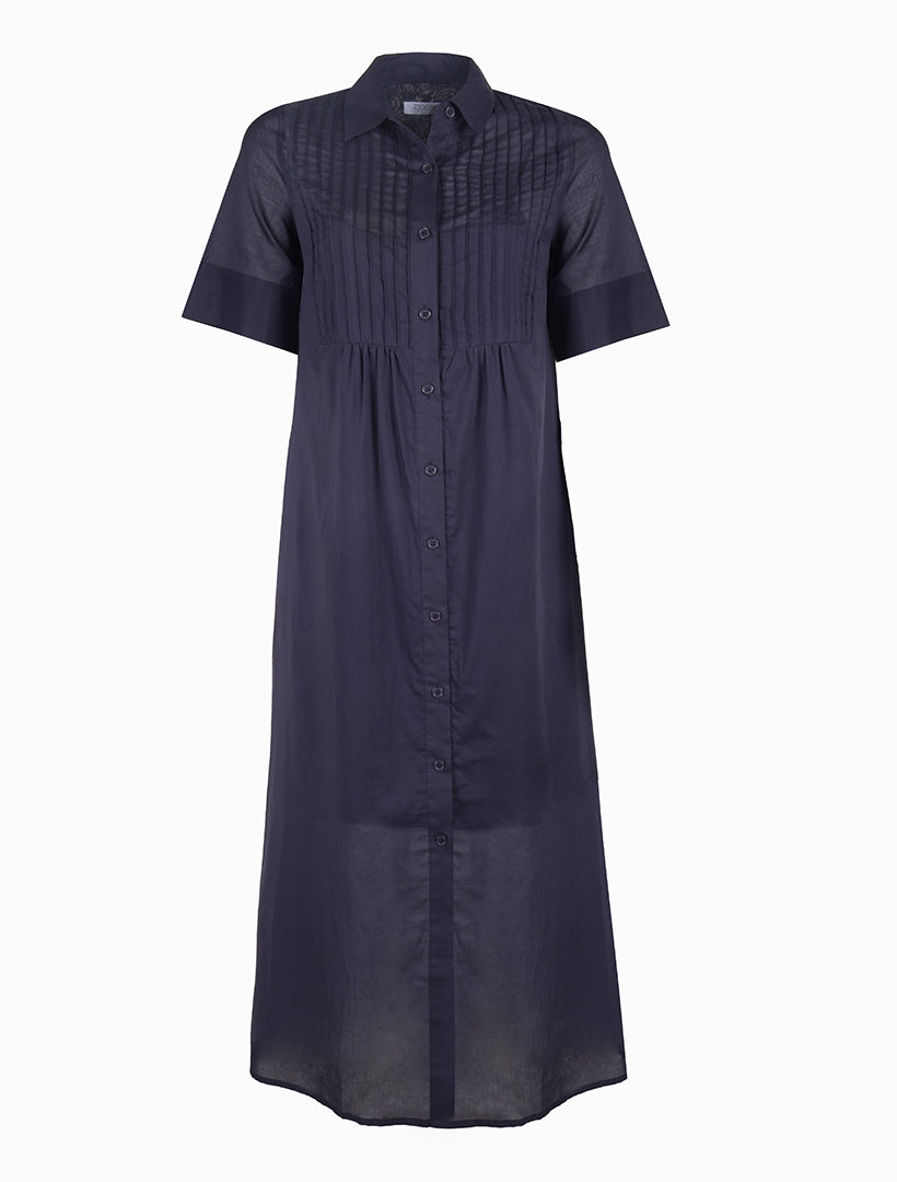 Molly Shirt Dress Navy