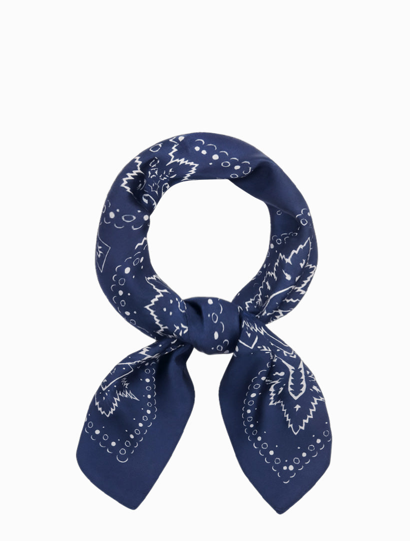 Paisley Scarf Navy