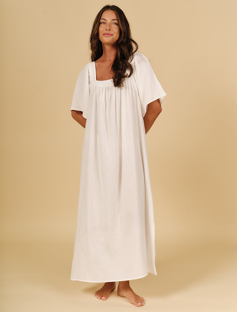 Nicola Nightdress White