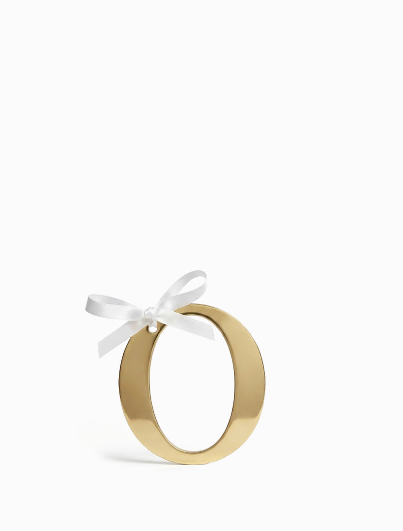 Hanging Letter O Gold