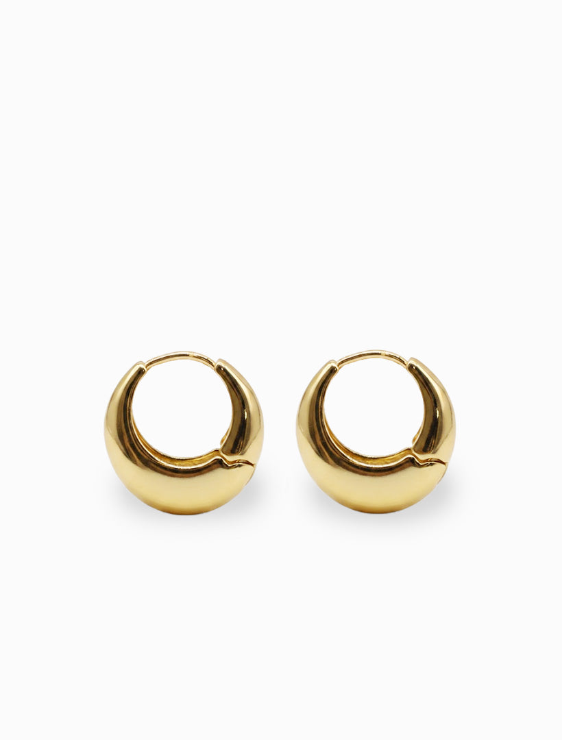 Oblique Hoops Gold