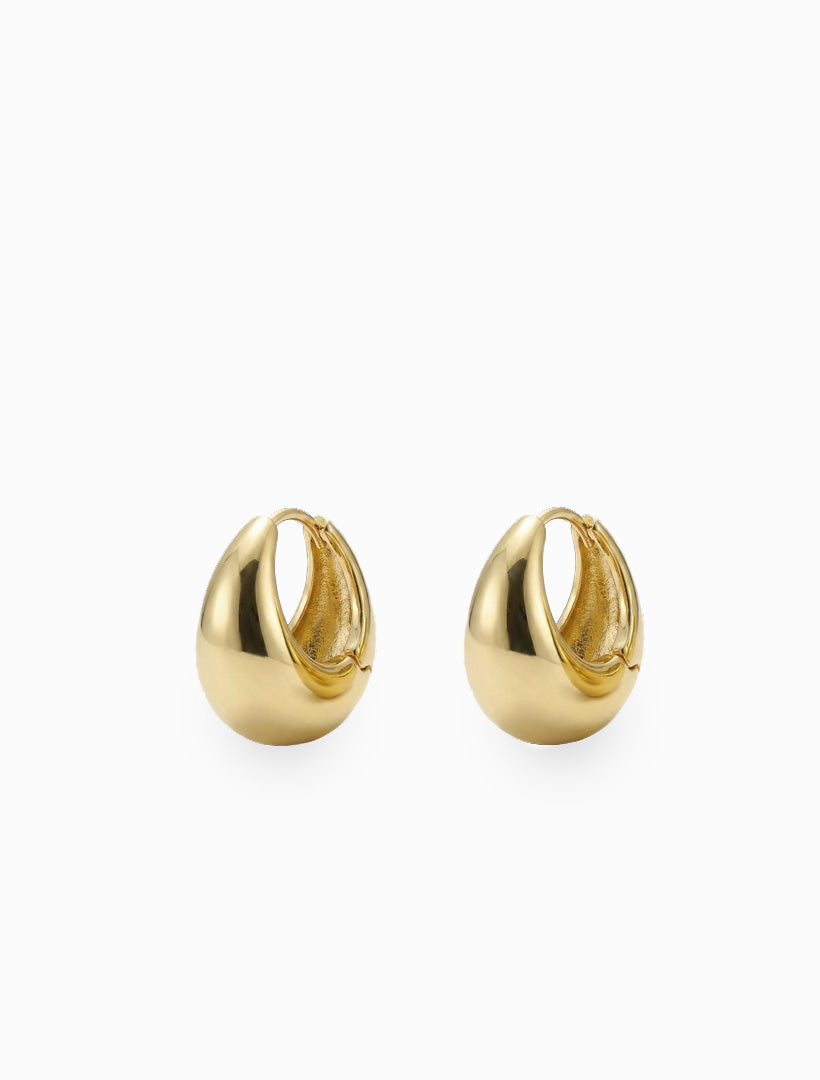 Oblique Hoops Gold