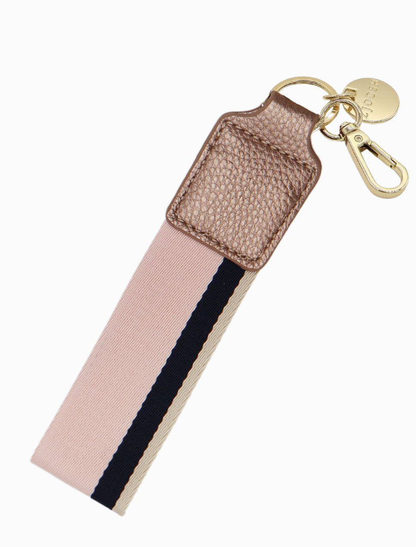 Odie Keyring Rose Gold Peach