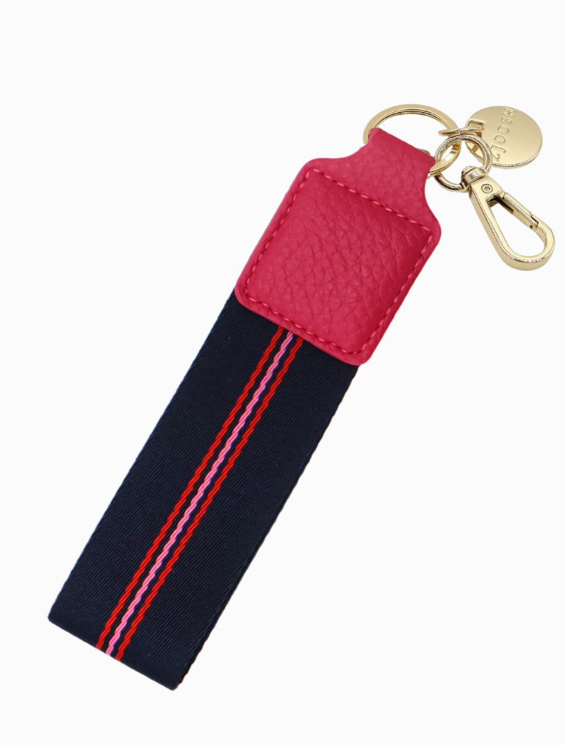 Odie Keyring Geranium Navy