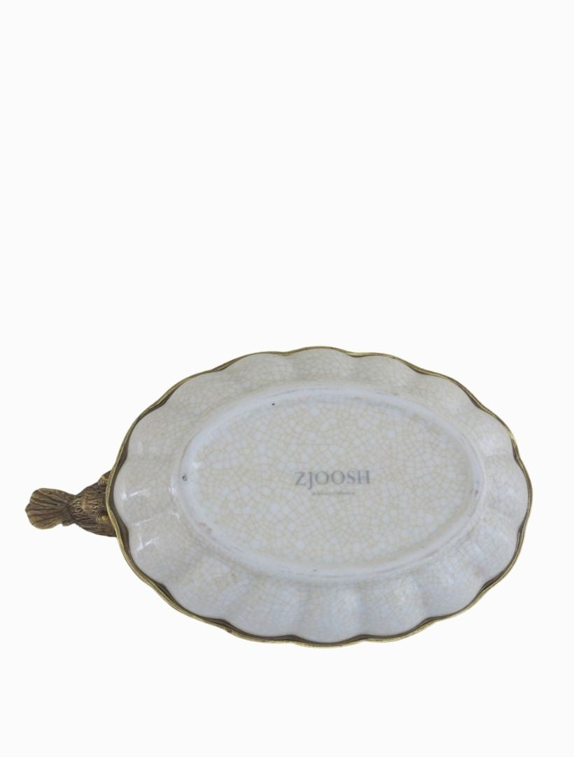 Back view - Porcelain dish