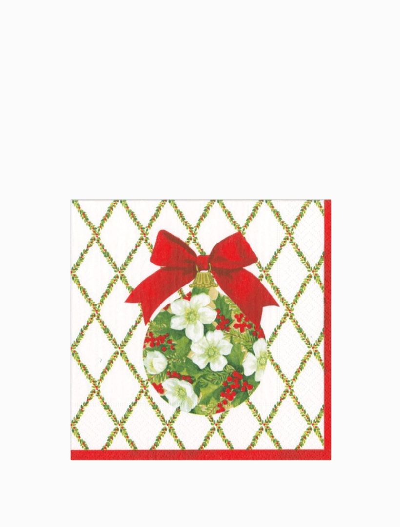 Ornament Trellis Cocktail Napkins 20pk