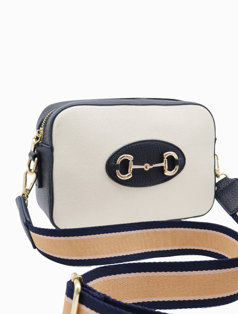 Oxford Bag Navy White