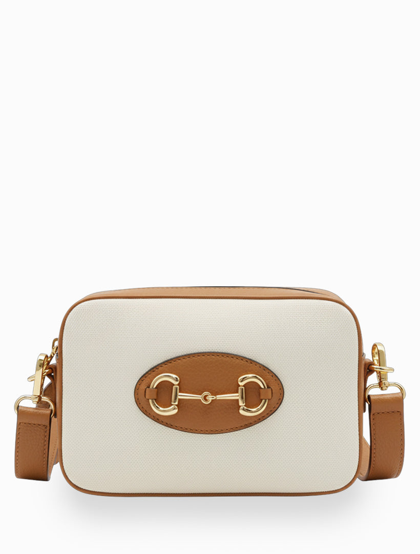 Oxford Bag Tan White
