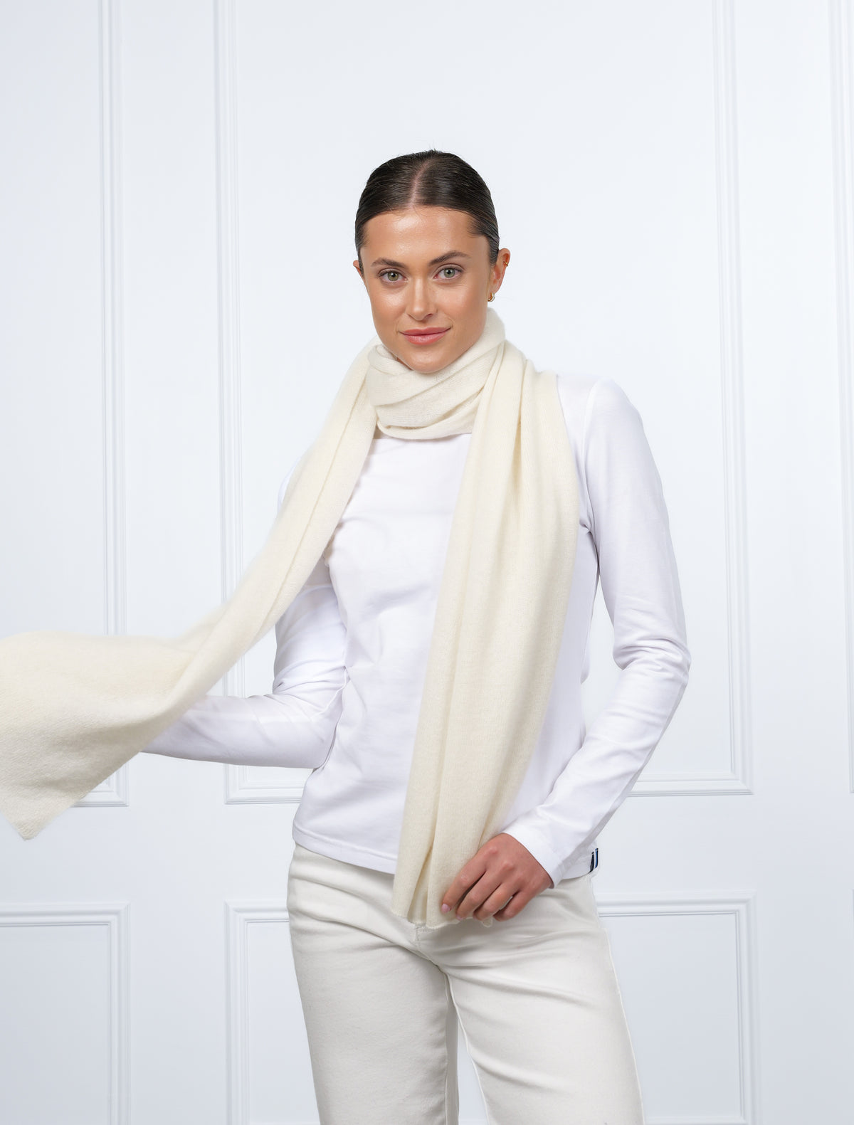 Cashmere Scarf Cream