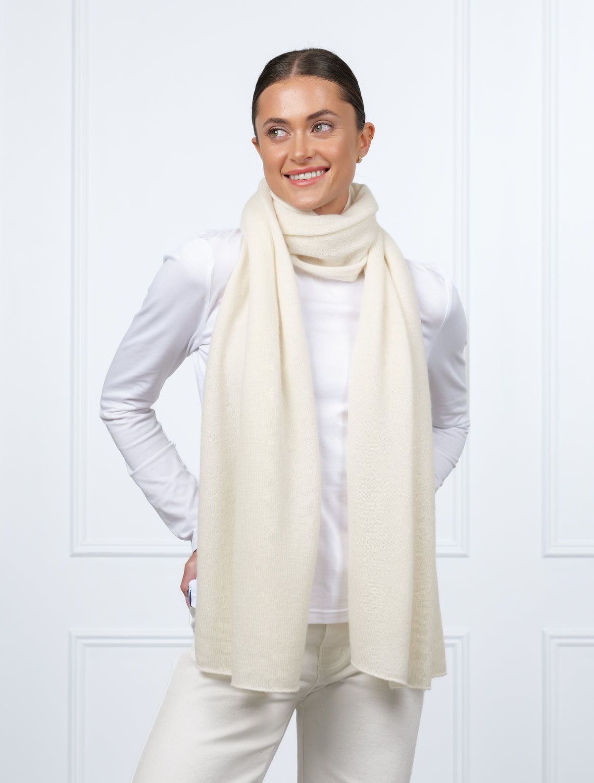 Cashmere Scarf Cream