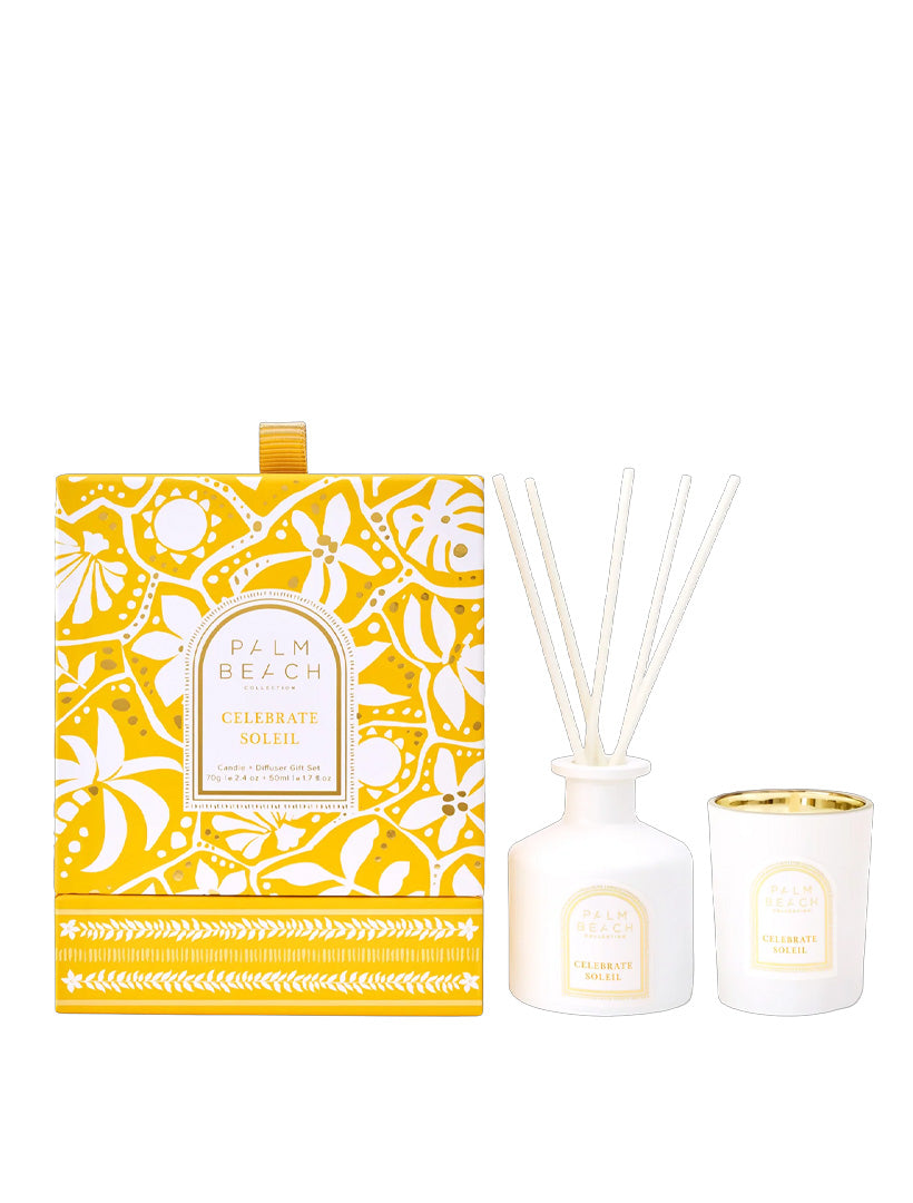 PB Candle and Diffuser Set Celebrate Soleil