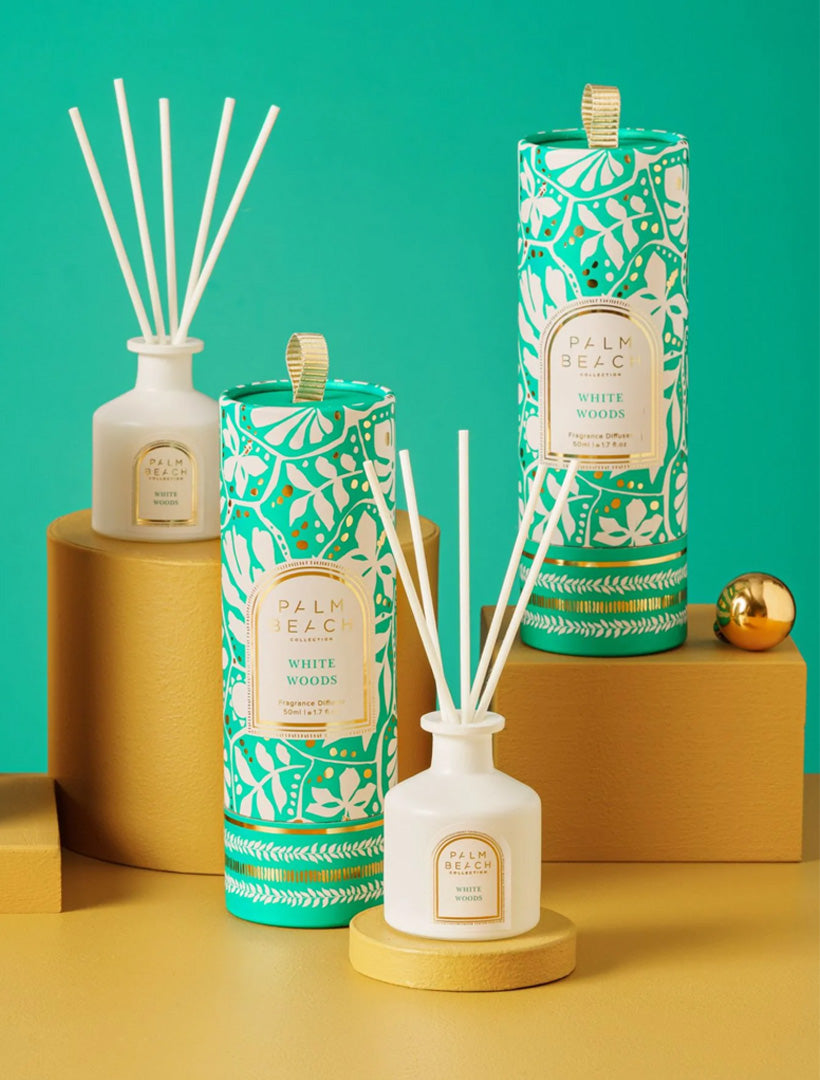 PB Mini Fragrance Diffuser White Woods 50ml