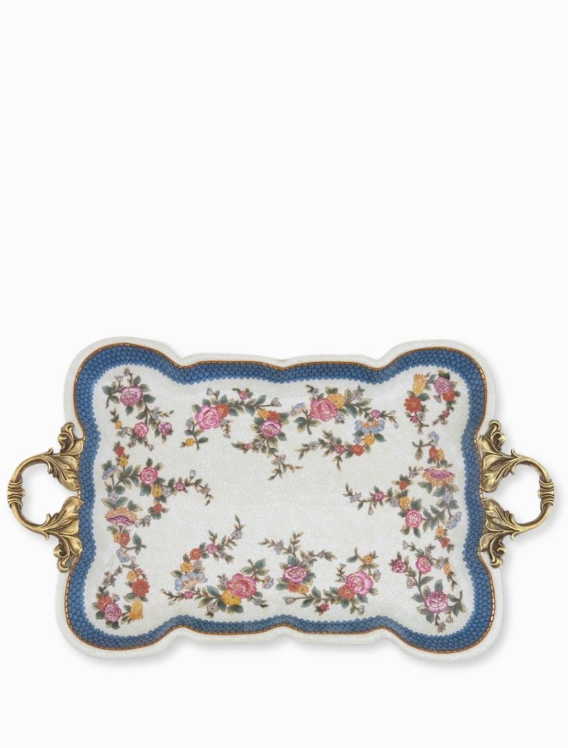 Top View - Porcelain tray