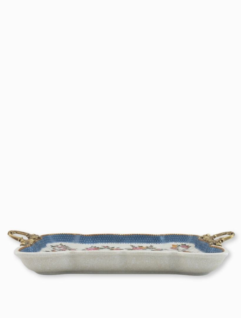 Side View - Porcelain tray