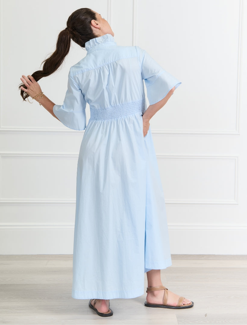 Petal Dress Sky Blue