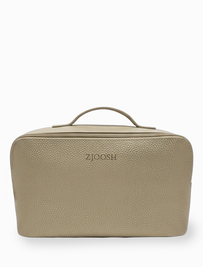 Mabel Cosmetic Bag Gold Large