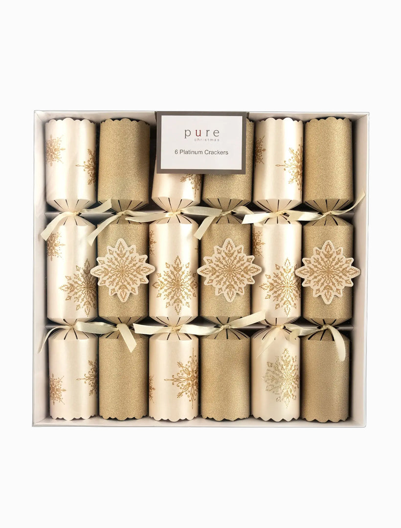 Platinum Crackers Box 6 Champagne Cream