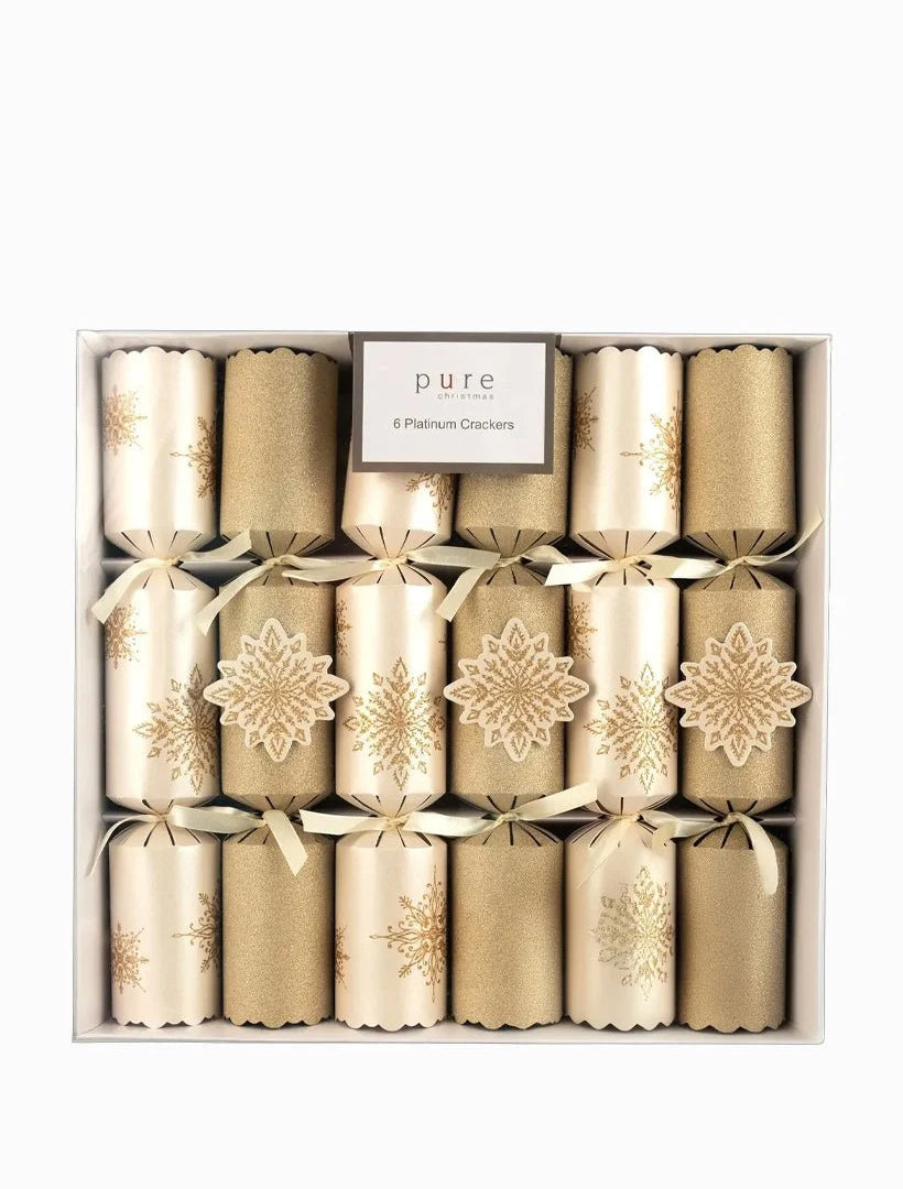 Platinum Crackers Box 6 Champagne Cream