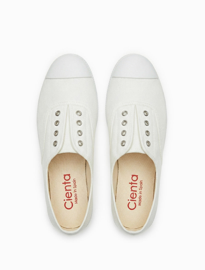 Cienta Plimsole White