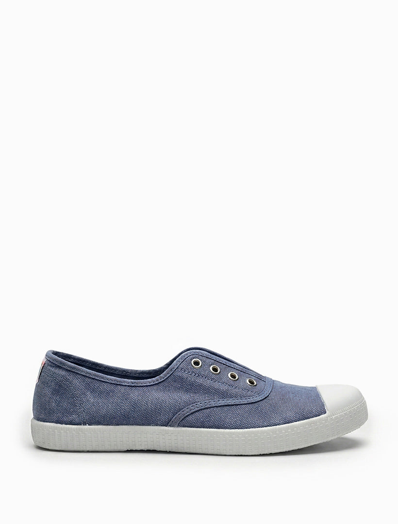 Cienta Plimsole Stone Washed Denim