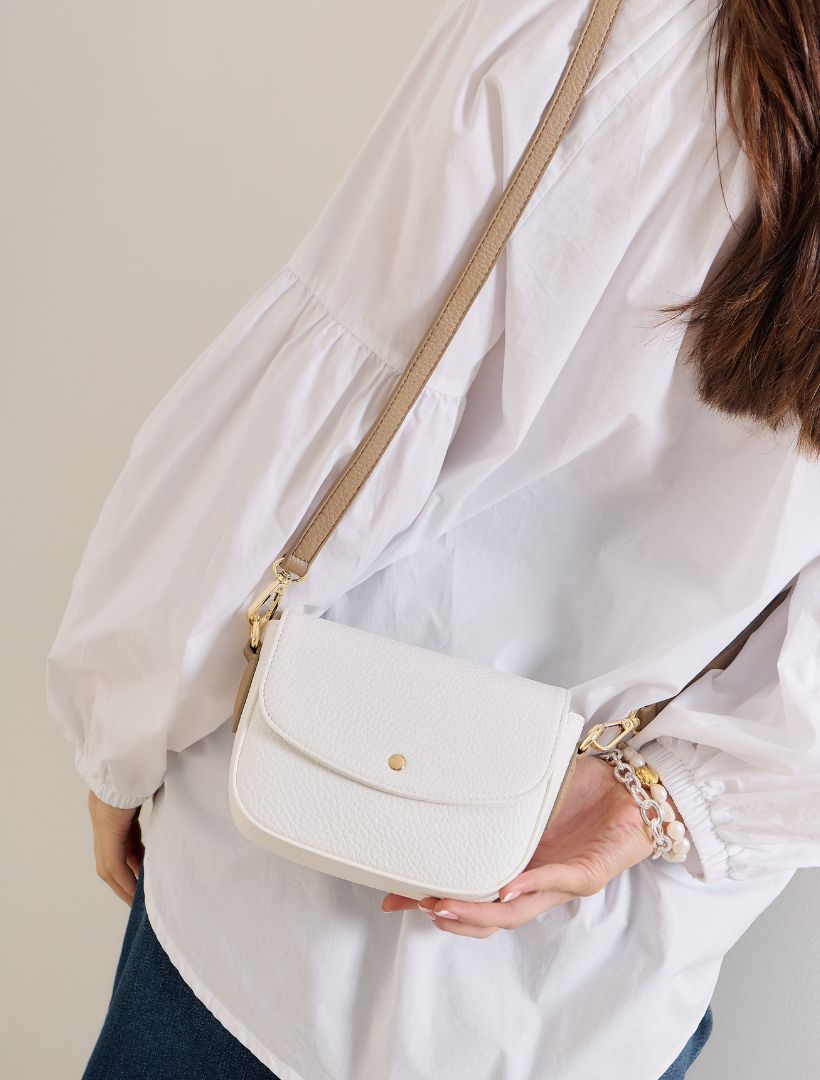 Posy Cross Body Bag White