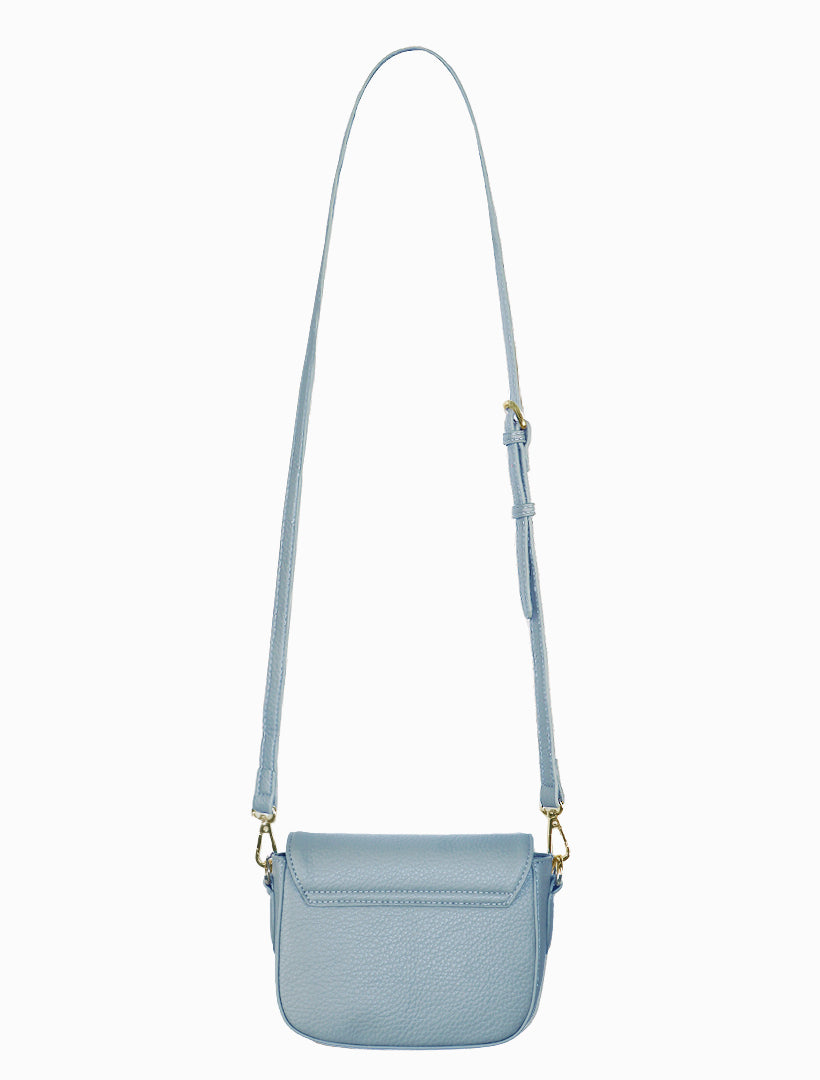 Back view - blue crossbody bag