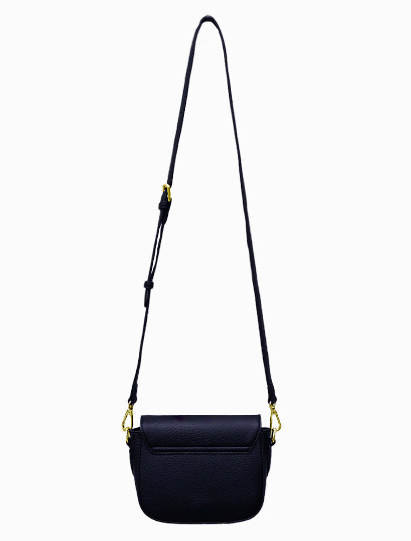 Back view - crossbody navy bag