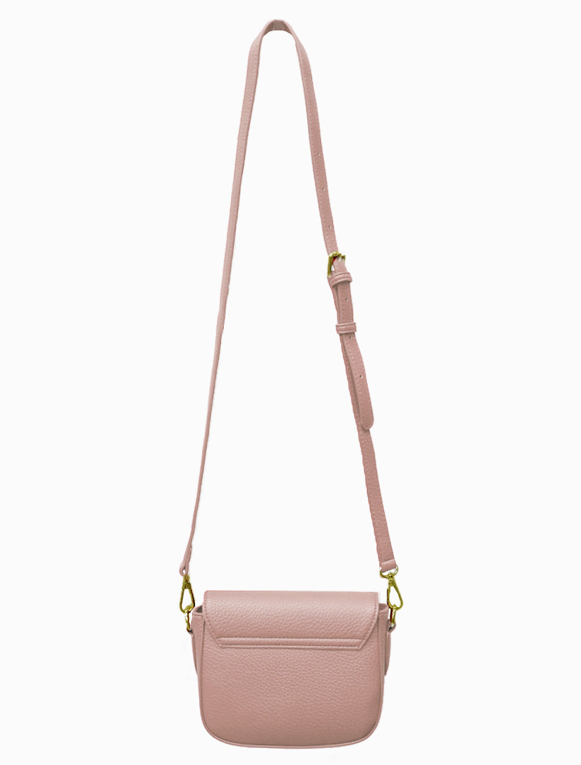 Back view - crossbody pink bag