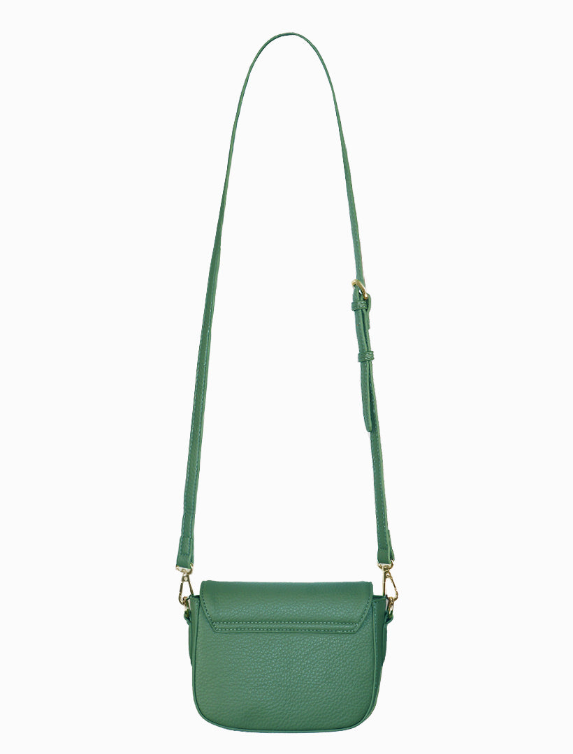 Back view - green crossbody bag