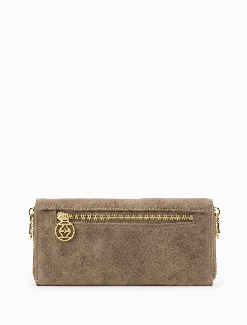 Rochester Eco Suede Purse Tan