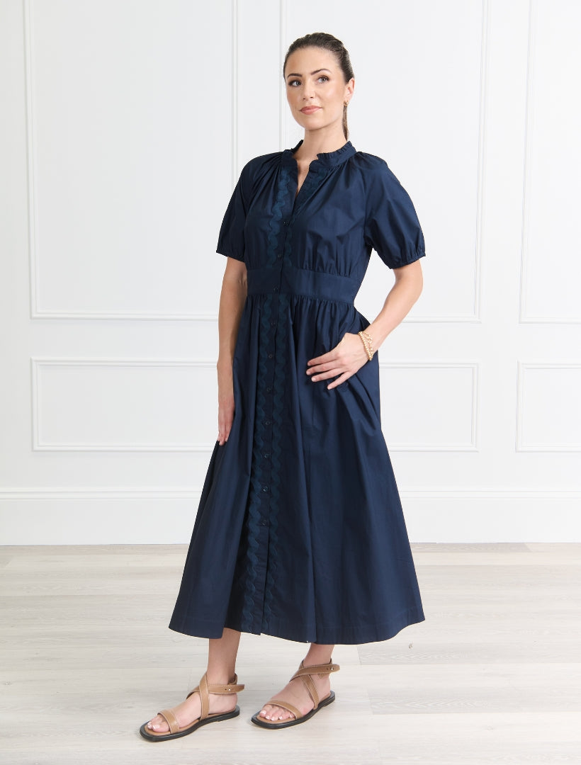 Rachel Dress Navy