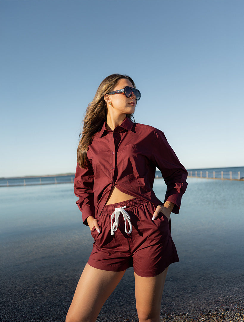 Rafaela Short Burgundy