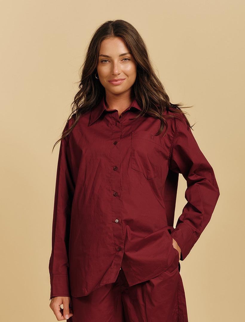 Rafaela Shirt Burgundy