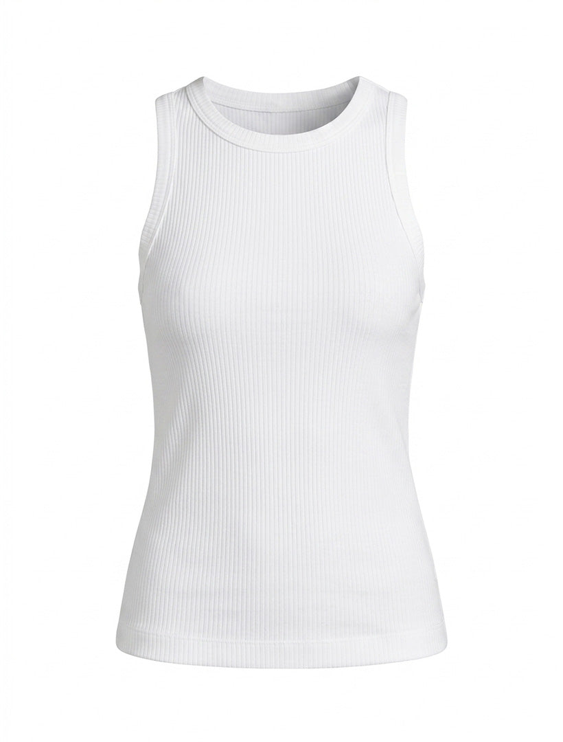 Raven Rib Tank White