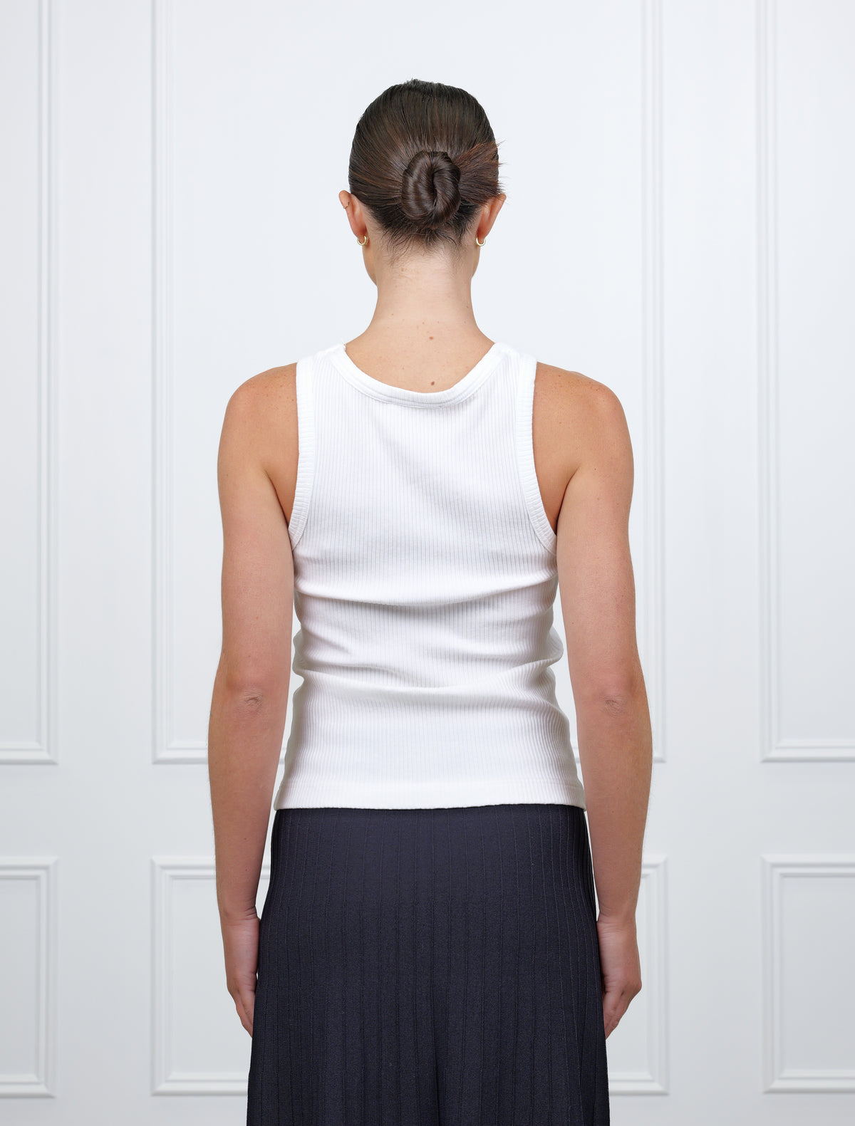 Raven Rib Tank White